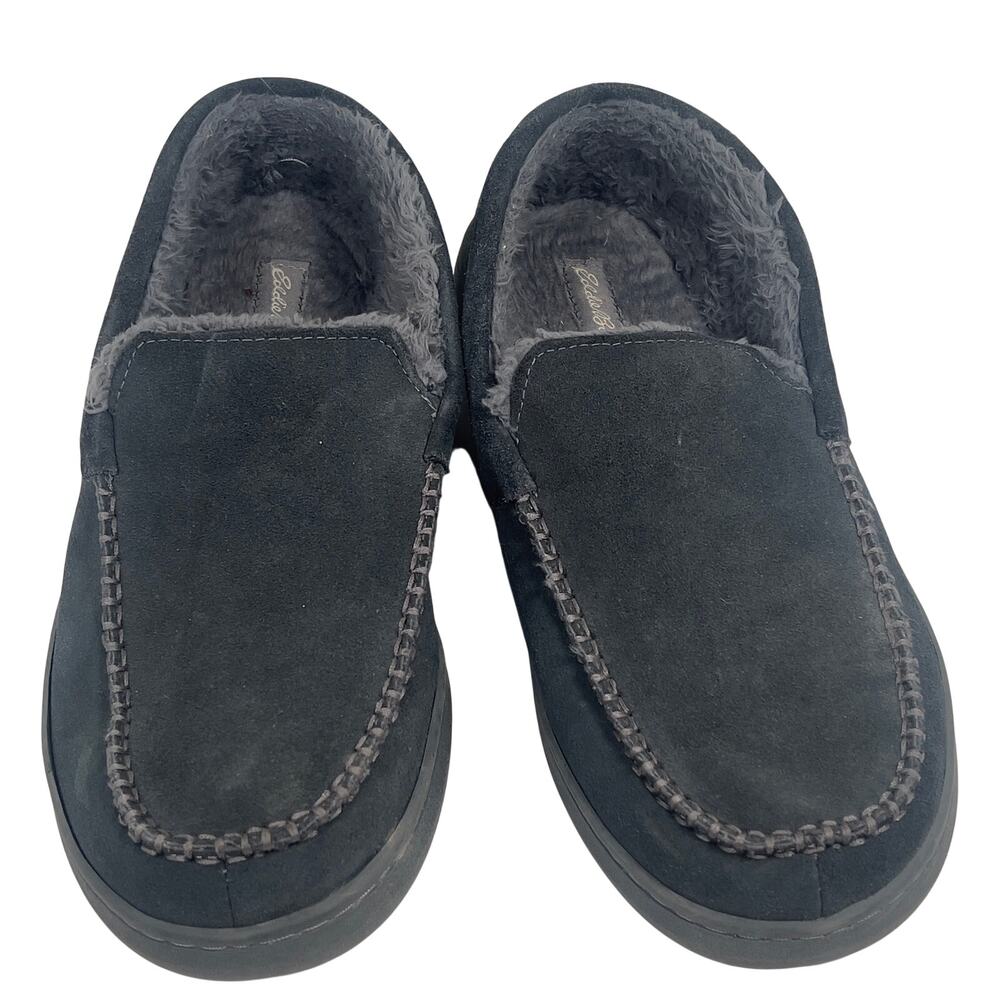 Eddie Bauer Men's Slippers Faux Fur Lining Size XL/11-12 Sherman Shoes